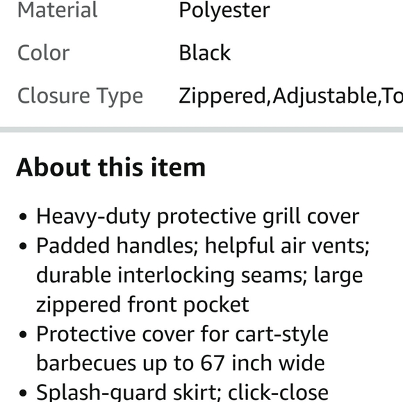 Black Grill cover - Picture 5 of 5